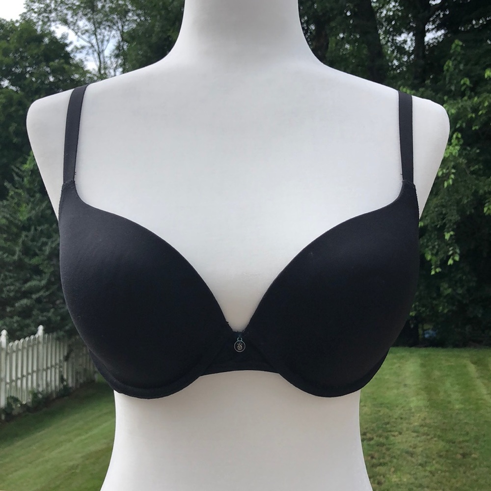 Victoria’s Secret black lined Demi bra